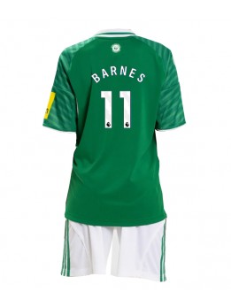 Billige Newcastle United Harvey Barnes #11 Bortedraktsett Barn 2025-26 Kortermet (+ Korte bukser)